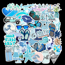 Cute girl hipster body stickers wind hand account stickers waterproof helmet decoration electric motorcycle decals