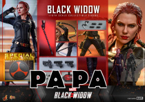 Scheduled Venue Edition with Shield Hottoys HT MMS603 Black widow 9 0 Black widow