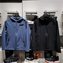 Li Ning 2021 Winter New Sports Coat Men's Leisure Plus Cashmere Windproof Warm Jacket AFDR513