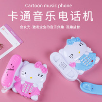 Cute ktcat phone music Light Phone electric educational toy childrens music phone