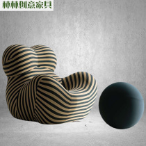 Creative designer alien lazy single sofa hydrangea chair big fat arm backrest Bubble Ball comfortable lying chair