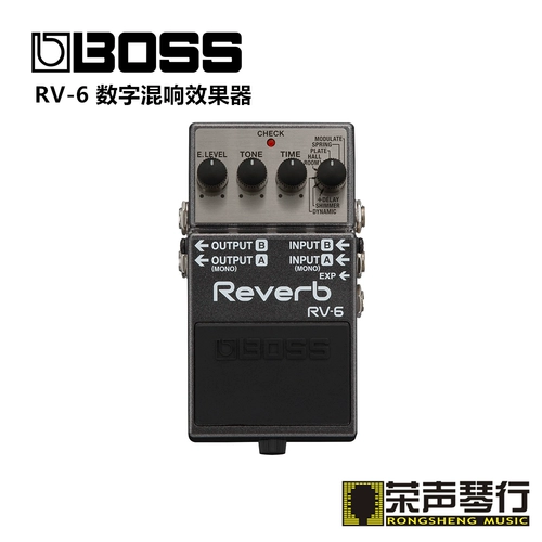 Spot Authentic Boss RV-6 RV6 Электрическая гитара Читальная реверберация стерео эхо-эхо-эхо-эхо-блока