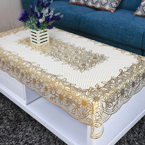  Pastoral European-style lace leave-in coffee table tablecloth tablecloth fabric plastic PVC coffee table towel pad anti-scalding oil-proof and waterproof