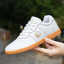 Senge Taiji shoes womens beef tendons and leather soft cowhide mens Taijiquan competition practice shoes martial arts shoes spring and autumn