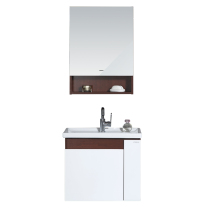 Jiumu bathroom cabinet washbasin wash basin combination wash table mirror post-modern simple bathroom cabinet wall style