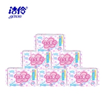Jie Ling Taotao oxygen cotton pad 155mm*40 pieces Non-fragrant HT40W pure cotton 6 packs nationwide