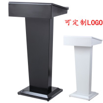 White podium Conference Desk Hotel Reception Desk Sales Reception Desk Podium Podium Podium Consultation Desk