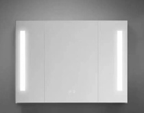 Nordic bathroom smart mirror cabinet Bathroom locker wall-mounted locker Anti-fog led with light touch button