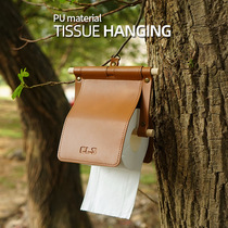 CLS Outdoor Camping Paper Towel Rack Picnic Home Hanging Napkins Box Nordic On-board Paper Towel Holder portable winder
