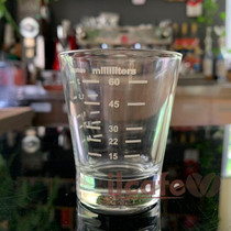 Italian imported coffee shotted glass measuring cup Cup Cup glass cup Ans Cup 60ml