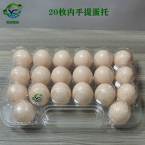 New 20 egg packaging box newborn egg disposable transparent blister refrigerator plastic portable gift box