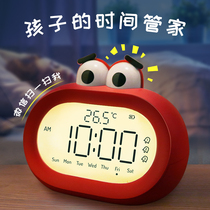 Alarm clock students with children boys bedroom special girl 2021 new smart small electronic clock get up artifact