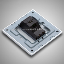 Type 86 switch socket panel Yabai silver side single phone socket Crystal Head phone socket panel