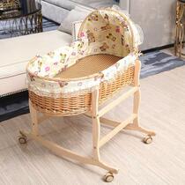 Baby basket handbaby basket baby cradle bed sleeping basket coax doll carry out freshman baby comfort