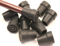 Solid wood crutch cane special rubber anti-slip cover foot cover inner diameter 21MM thickened with abrasion resistant sheet metal