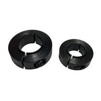 No. 45 steel hair black convex head with step fixing ring fixed bearing open-type limit ring shaft retainer