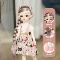 Childrens simulation doll joint movable Princess Loli dress up doll exquisite long hair little girl gift toy
