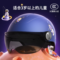 Electric Motorcycle Helmet Girl Child Safety Armor 3c Certified Kid Safety Helmet Toddler Baby Cartoon Super Light