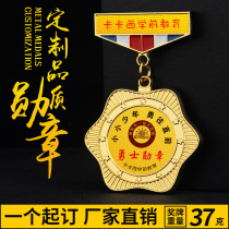 Medal customization Custom summer camp medal listing production Childrens training course Gold medal champion medal Medal badge