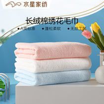 Mercury home towel cotton household water absorption full embroidery wash face towel not easy to lose hair bath towel men and women