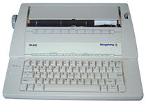 SONGSHENG Songshang brand TS-300 electronic English typewriter (Sample Processor)
