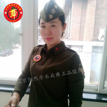 Beijing Tao Ran sailor dance red five-star epaulettes team costume black and green