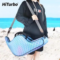 (Whale) Hiturbo beauty fish footed webbed portable footed webbed single webbed with bag mans tail bag