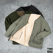 Japan HOUSON BOA Plush Inner Lining Outdoor Warm Jacket Plush Coat Bifacial Wearing Outdoor Sports Cardiff