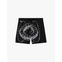 Tax Msftsrep pattern printing drawstring woven swimming shorts 2021 New Autumn Winter Men