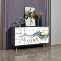 Light luxury porch cabinet into the house decoration cabinet simple modern bucket shoe cabinet entrance American shoe cabinet living room decoration cabinet