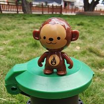 Shaking sound Net red tumbler little monkey cute cartoon shaking doll Pocket toy small gift gifts