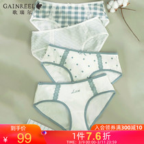 (New) Gorrell Spring Summer 2022 (4-pack) Boxer cotton crotch girl panties 22005BM