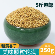 With shell New Yellow Valley Sub millet millet Millet Tiger Leather Parrot Peony Hyun Phoenix Bird Food and Bird Food Feed 250g