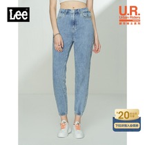 Lee City Knight 21 spring and summer new loose leg pants light light blue womens jeans L439706UXATR