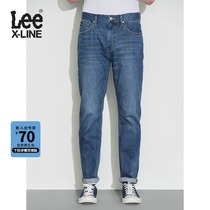 LeeXLINE 22 spring summer new product 731 comfortable and small straight foot blue male jeans LMB1007313HN-737