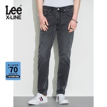 LeeXLINE 22 Spring Summer New Product 731 Comfort Mid Waist Black Grey Color Male Jeans LMB100731101-722