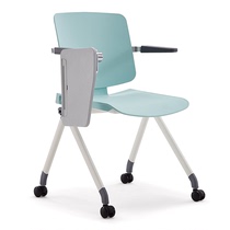 Nordic Training Chair With Writing Board Meeting Chair Brief Computer Chair Creative Casual Hospitality Chair Report Hall Meeting Chair