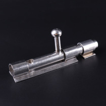 SPRING BOLT STAINLESS STEEL CONCEALED IRON BOLT THICKENED ANTI-THEFT SIMPLE DOOR BOLT PET CAGE SMALL 6 INCH FATTENING INSERT