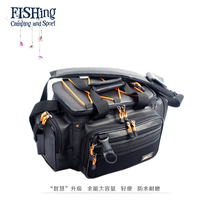 Import version special price waterproof charcoal fiber surface multifunction gear road subcharter boat sea fishing iron plate fishing wheel fishing bag large capacity