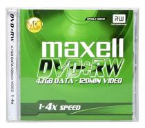Maxell Maxell brand DVD RW 4 7G single-piece ReAble Burr blank car disc