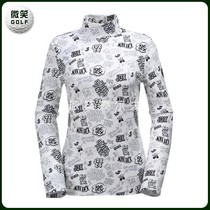 Special 2021 spring new Korean golf suit women JD * printing long sleeve base shirt GOLF