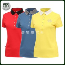 Special 2021 summer new Korean GOLF suit ladies color sports short sleeve T-shirt GOLF Women