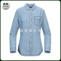 Special 2021 spring new Korean GOLF suit ladies sports denim long sleeve T-shirt GOLF Women