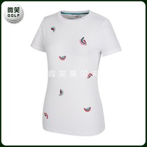 Special offer 2021 summer new Korean golf suit women RENOM * printing short-sleeved T-shirt GOLF