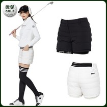 Special 2020 winter New Korean GOLF suit ladies thick warm sports down shorts GOLF