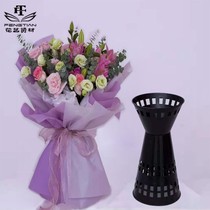 Net red small bag flower artifact small size raised small mini quiver bouquet liner flower base plastic flower bucket