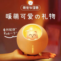 ins wind cute humidifier small home mute bedroom dorm room student office desktop usb plus wet god