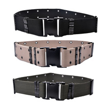 Tactical belt military training woven outer belt outdoor CS Special Forces male nylon training belt military fan armed belt