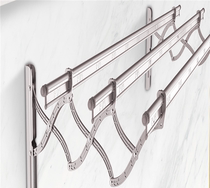 Air-bulking telescopic drying rack outdoor push-pull outdoor foldable drying clothes hanger balcony floating clothes bar thickened