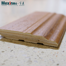 Mexin Meijia non-lacquered solid wood composite skirting wood floor painted footline cabinet corner wall stickers